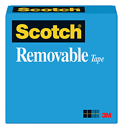 Scotch® Magic™ 811 Removable Tape, 3/4" x 1296", Clear