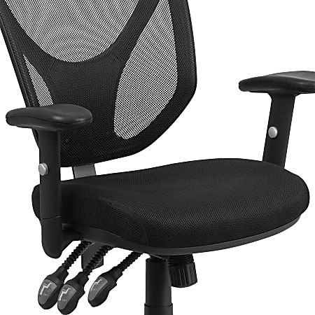 Flash Furniture Mesh Mid Back Swivel Task Chair With Adjustable
