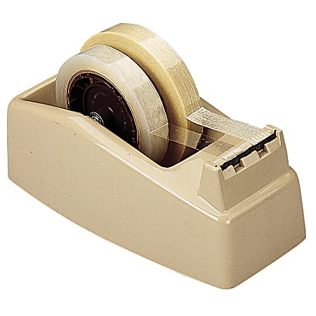 Mini Tape Dispenser Weighted Office Desk 2 Rolls 