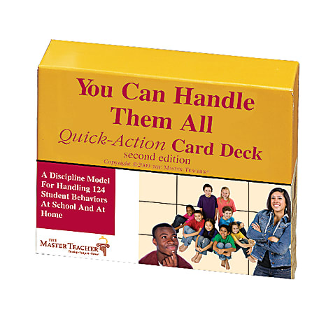 The Master Teacher® Professional Development Quick-Action Card Deck: You Can Handle Them All