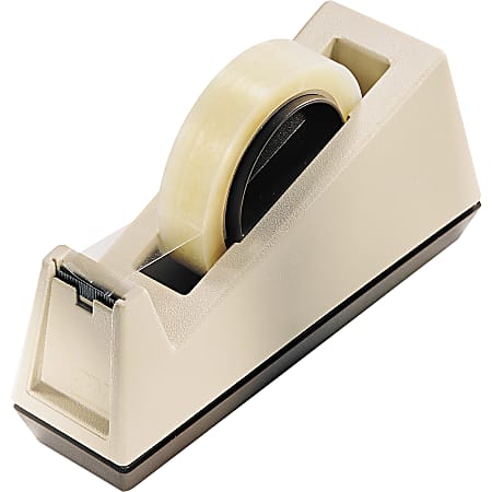 Scotch Two-Roll Tape Dispenser, Beige, 3 Core