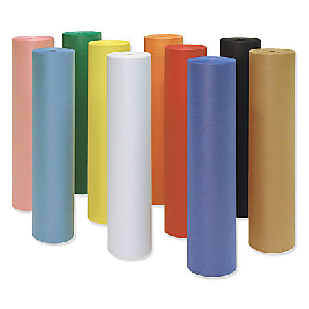 Decorol Flame Retardant Art Rolls, 40 lb Cover Weight, 36 x 1000 ft, Black  - McCORD'S SUPPLY