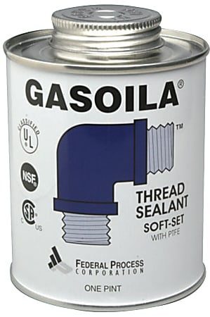 Gasoila® Chemicals Soft-Set Thread Sealant, 16 Oz, Blue/Green,