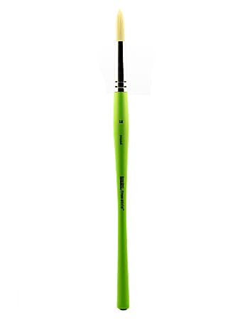 Liquitex Free-Style Detail Paint Brush, Synthetic, Size 12, Round Bristle, Green