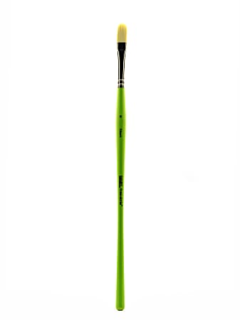 Liquitex Free-Style Detail Paint Brush, Synthetic, Size 6, Filbert Bristle, Green
