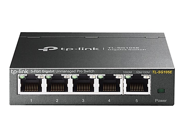 TP-Link® 5-Port Gigabit Ethernet Easy Smart Switch, TL-SG105E