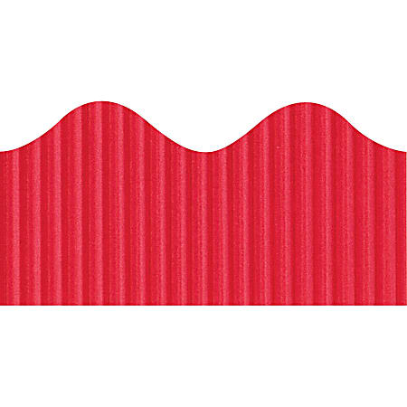 Pacon® Bordette® Scalloped Border, Flame Red