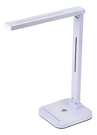 Bostitch® Wireless Charging LED Desk Lamp, 12-1/8"H, White