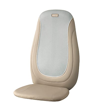 HoMedics MCS 210H Kneading Shiatsu Massage Cushion Tan Office Depot