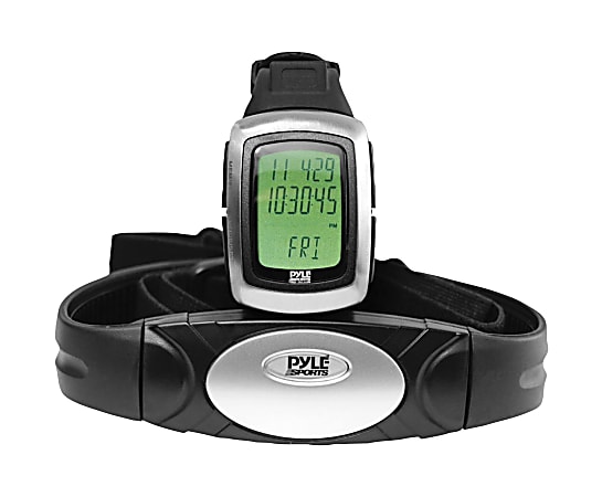 PYLE PHRM26 Speed And Distance Heart Rate Watch, Gray