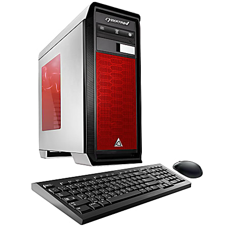 CybertronPC Titanium RX470XF Desktop PC, Intel® Core™ i7, 16GB Memory, 2TB Hard Drive/240GB Solid State Drive, Windows 10, Radeon RX 470 Crossfire