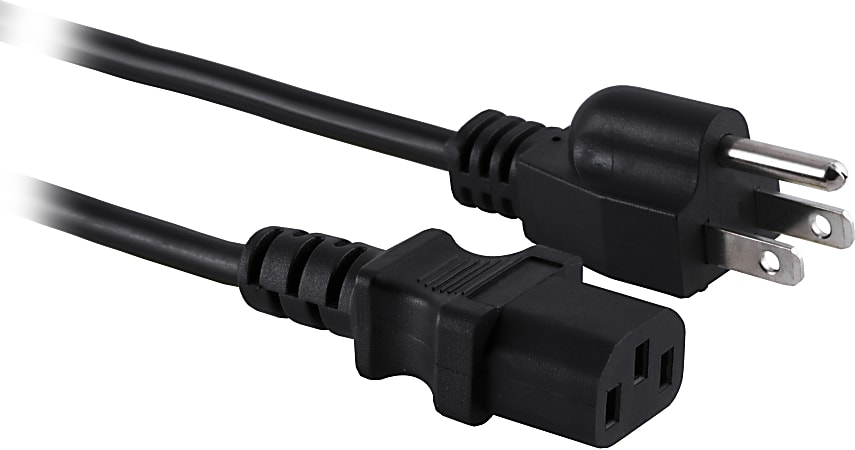 AC Replacement Power Cord, Black AC Replacement Power Cord, Black