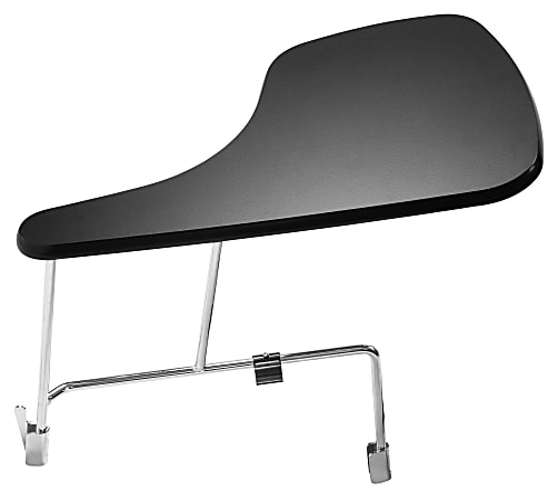 National Public Seating Tablet Arm, For 8500 Polyshell Chairs, Right Hand, Black