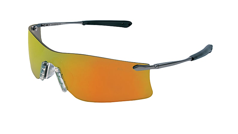 Rubicon Protective Eyewear, Fire Lens, Polycarbonate, Scratch-Resistant, Frame