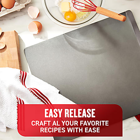 AirBake Large Cookie Sheets - Gray, 2 pk - Fry's Food Stores