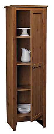 Ameriwood Home Single Door Kitchen Pantry in Old Fashion Pine Ameriwood Home Single Door Kitchen Pantry in Old Fashion Pine