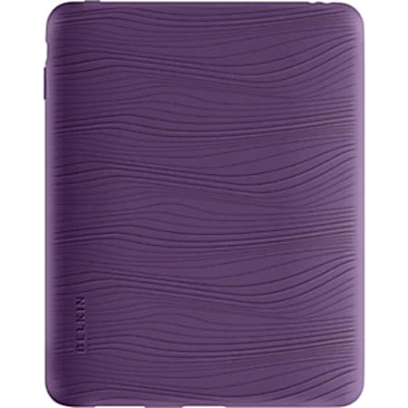 Belkin Grip Groove F8N383TT143 Tablet PC Skin - For Tablet PC - Textured - Royal Purple - Silicone