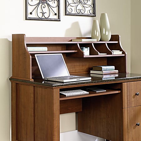 Sauder® Appleton Hutch For Computer Desk, Sand Pear