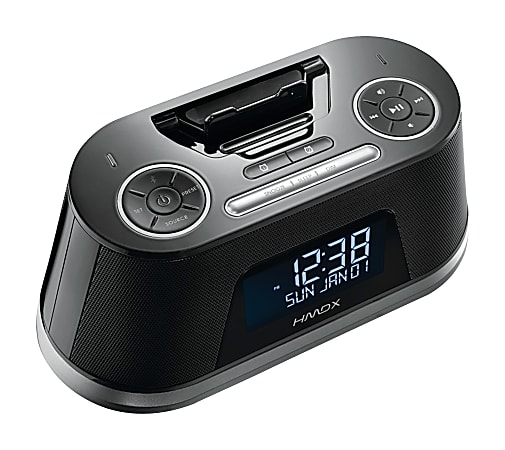 HMDX Audio Freedom HX-B710 Bluetooth® Alarm Clock Radio, Black
