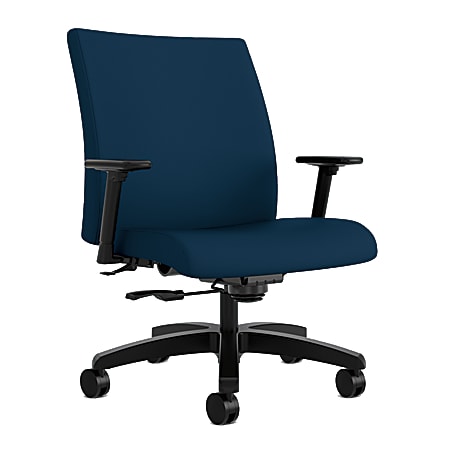 HON® Ignition Big & Tall Mid-Back Chair, Mariner/Black