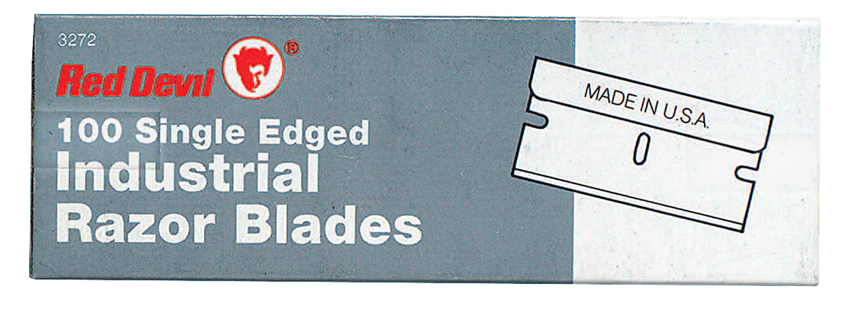 Red Devil Single-Edge Razor Blades, Pack Of 100