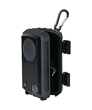 Grace Digital Audio Rugged Waterproof Case With Built-in Speaker For Apple® iPod/iPhone®, Black
