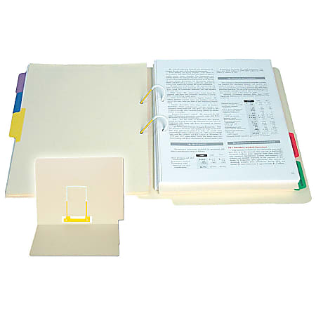 SJ Paper Medical Records Fastener Folders, Letter Size, Manila, Pack Of 25