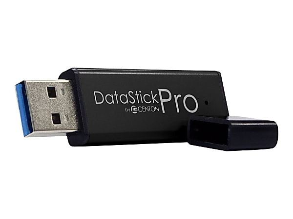 Centon DataStick Pro USB Flash Drives, USB 3.0, 8GB, Black, Pack Of 5, S1-U3P6-8G-5B