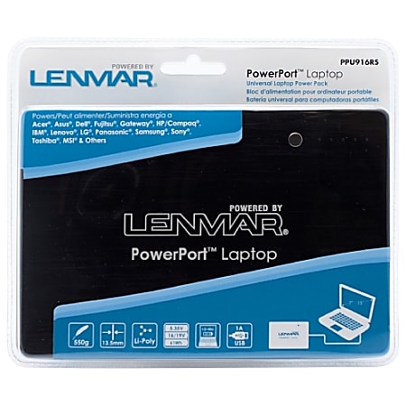 Lenmar® Portable Power Pack For Laptops