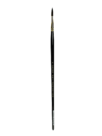 Winsor & Newton Series 7 Kolinsky Sable Pointed Round (Brush shown during  assembly) 
