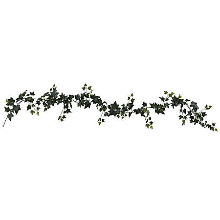 Nearly Natural Sage Ivy 72" Artificial Plant Garlands, Green, Set Of 4 Garlands