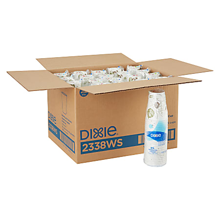 Dixie® Pathways® Paper Hot Cups, Leaves, 8 Oz, Case Of 500