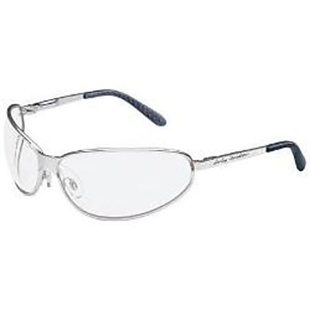 500 SERIES MATTE SILVERSAFETY GLASSES GRAY HC