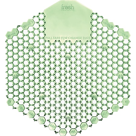 Fresh Products Wave 2.0 Urinal Deodorizer Screen, Cucumber Melon, Green, Box Of 10