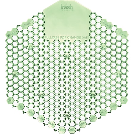 Fresh Products Wave 2.0 Urinal Deodorizer Screen, Cucumber Melon, Green, Box Of 10