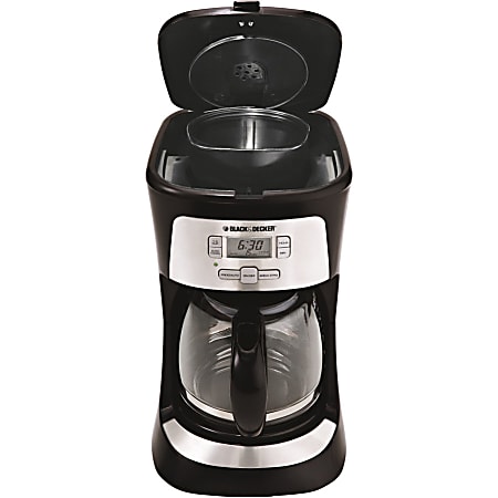 BLACK+DECKER 12-Cup Programmable Coffeemaker, Black, CM2020B
