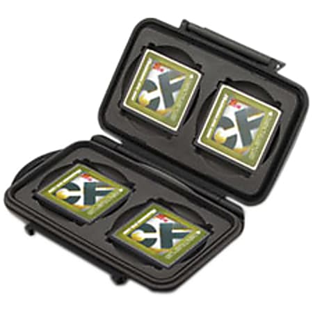 Pelican 0945 Memory Card Case - Polycarbonate Resin - 6 CompactFlash