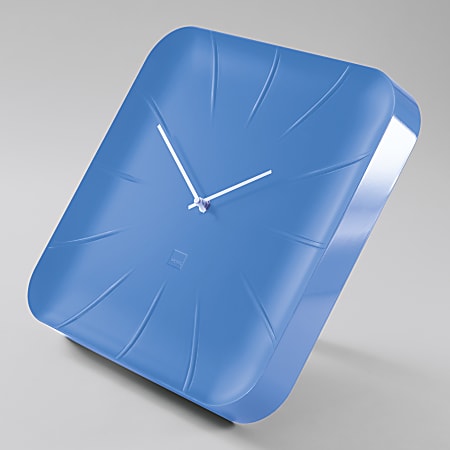 Sigel Artetempus Inu Wall Clock, 14"H x 14"W x 2"D, Blue
