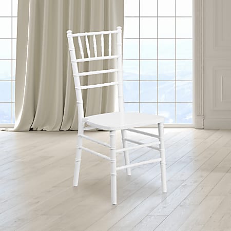 Flash Furniture HERCULES Series Chiavari Chair, White