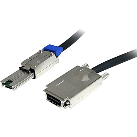 StarTech.com 2m External Serial Attached SCSI SAS Cable - SFF-8470 to SFF-8088 - SAS for Network Device