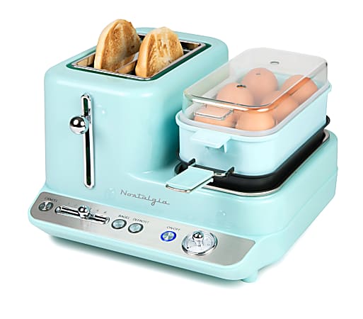 Nostalgia Electrics Retro 3 in 1 Breakfast Station Aqua - Office Depot