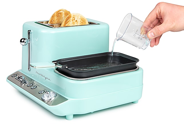 Nostalgia Electrics Retro 3 in 1 Breakfast Station Aqua - Office Depot