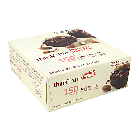 thinkTHIN Chocolate Almond Brownie Protein Bars, 1.41 Oz,