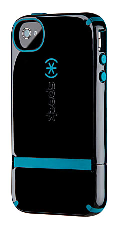 Speck® CandyShell™ Flip Case For Apple® iPhone® 4/4S, Black/Peacock