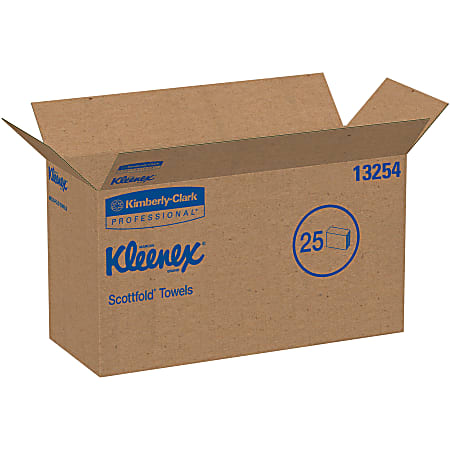 Kleenex® Scottfold™ 1-Ply Paper Towels, 50% Recycled, 120