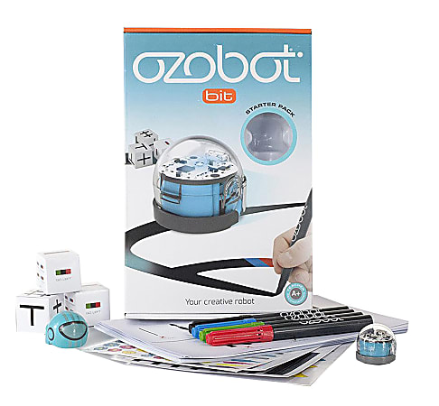 Ozobot Bit Coding Robot Cool Blue - Office Depot