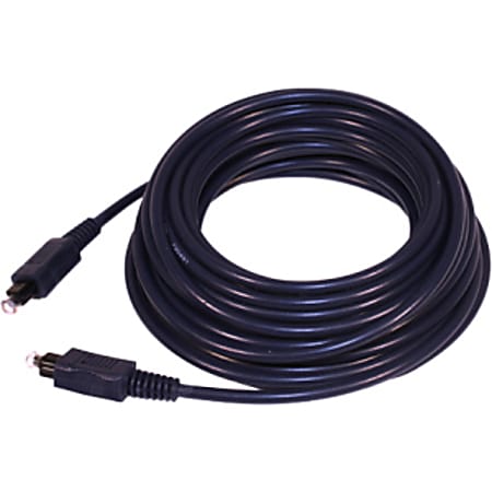 Steren Optical Digital Audio Cable - 25 ft Fiber Optic Audio Cable for Audio Device - First End: 1 x Toslink Digital Audio - Second End: 1 x Toslink Digital Audio - Patch Cable - Blue