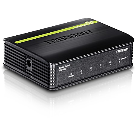 TRENDnet 5-Port Gigabit GREENnet Switch - 5 x 10/100/1000Base-T