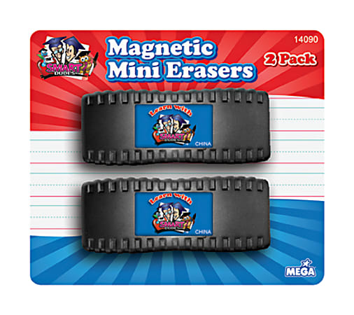 Smart Dudes 2 Pack Mini Magnetic Erasers