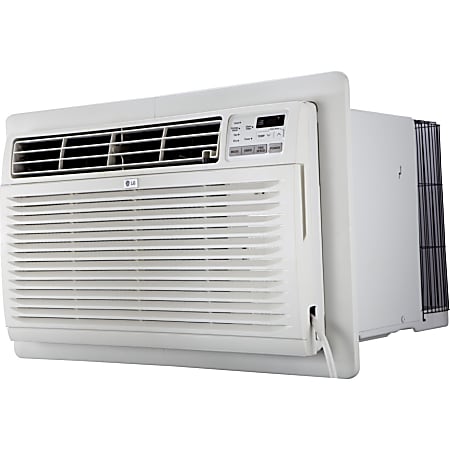 LG 9,800 BTU 115-Volt Through-the-Wall Air Conditioner with Energy Star and Remote - Cooler - 2872.10 W Cooling Capacity - 440 Sq. ft. Coverage - Dehumidifier - Washable - Remote Control - Energy Star